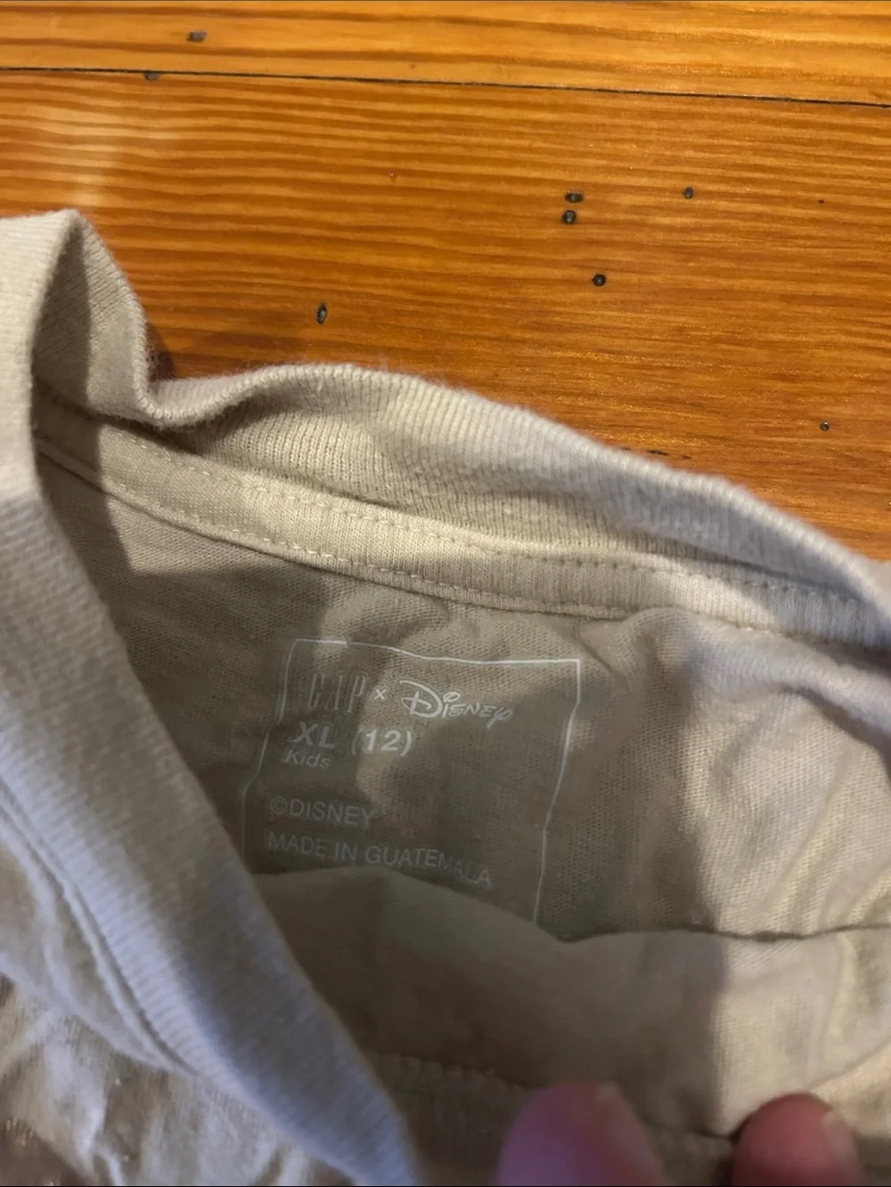 GAP Kids Minnie 3-ie e Metallic Logo Sweatshirt, Tee, & Joggers - Cream